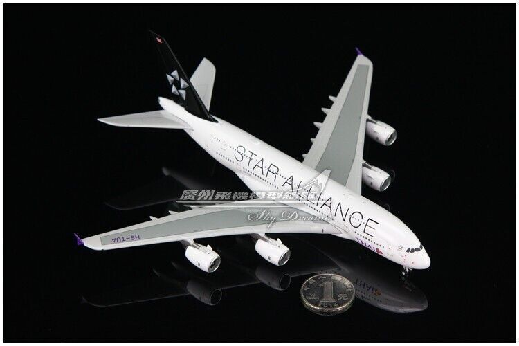 1:400 Phoenix THAI STAR ALLIANCE AIRBUS A380 Passenger Airplane Diecast Model