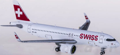 1:400 JC Wings SWISS AIRBUS A321neo Passenger Airplane Diecast Aircraft Model