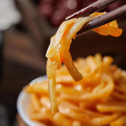 320g Crispy Bamboo Shoots in Red Oil - appetizer. Rice dish. Ready-to-eat.