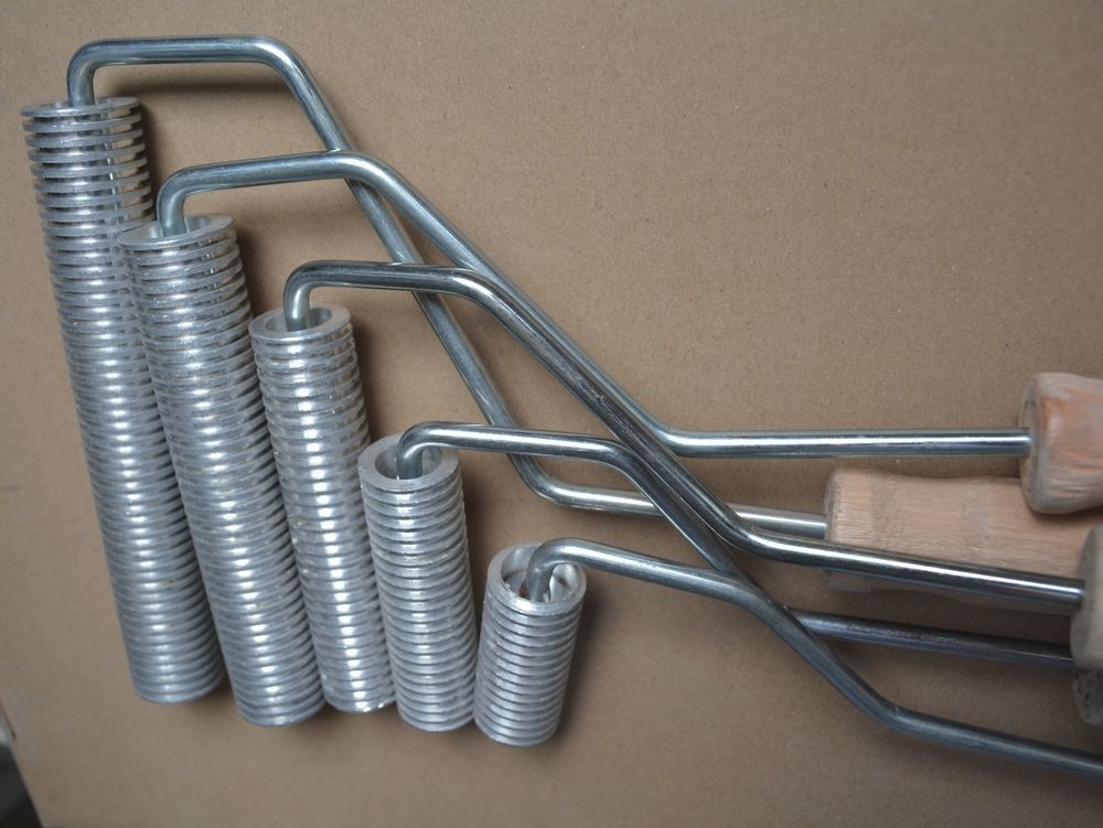 Fiberglass Aluminum Bubble Roller Straight Detail Roller Air Relief Roll Tools
