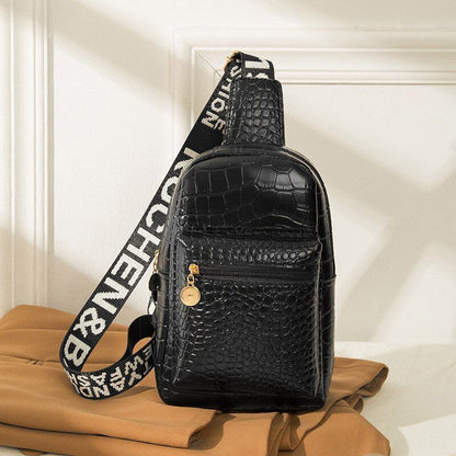 Polyester Bag Fashion Simple Crossbody Printed Chest Bag Set Shoulder Purse 1 PC