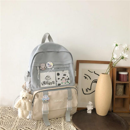 Women Backpack Waterproof School Bag Girl Student Bookbag Female Travel Bagpack