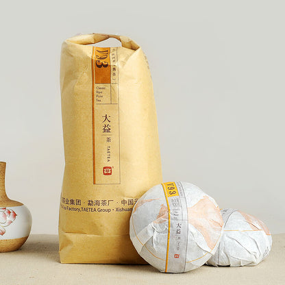 2014 Menghai V93 Tea Dayi TAETEA Premium Shu Pu Er Tuocha Ripe Puer Tea 500g