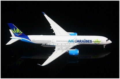 1:400 JC Wings AIR CARAIBES AIRBUS A350-900 Airplane Flap Down Diecast Model
