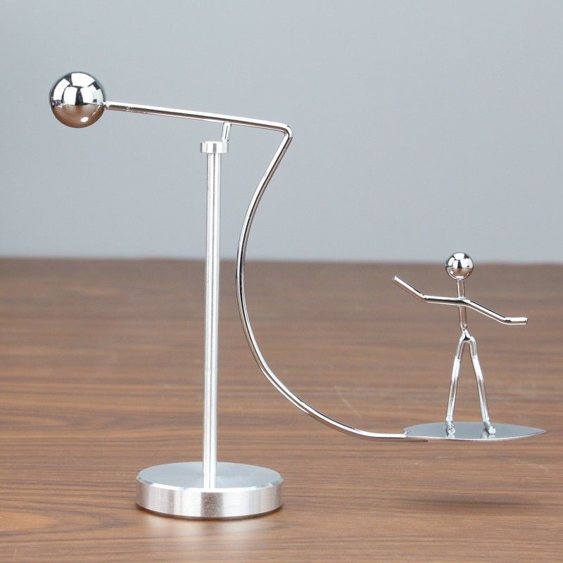Newton Cradle Balance Steel Balls Creative Toys School Physics Teaching Supplies