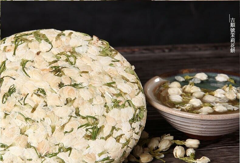 Dried Jasmine Tea Organic Herbal Tea Cake Natural Flower Tea Healthy Drink 200g