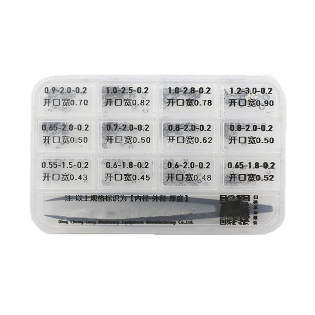 360Pack 12 Sizes Watch E-Clips Latch Pusher Assortment With Tweezers Tools