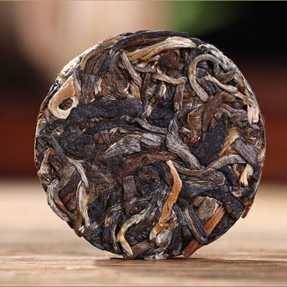 FengHuangWo MiNi puerh tea YunNan YiWu uncooked puerh raw mini Puri cake tea-