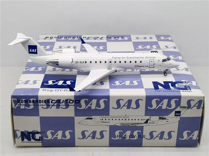 1:200 NG Model Flying for Scandinavian Airlines CRJ-100LR Airplane Diecast Model
