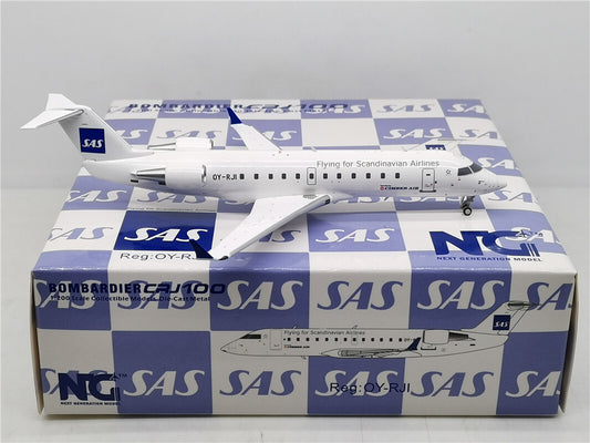 1:200 NG Model Flying for Scandinavian Airlines CRJ-100LR Airplane Diecast Model