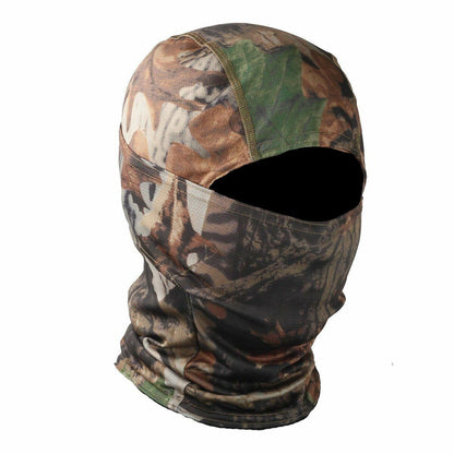 Tactical Camouflage Full Face Mask Hunting Cycling Sports Helmet Liner Military