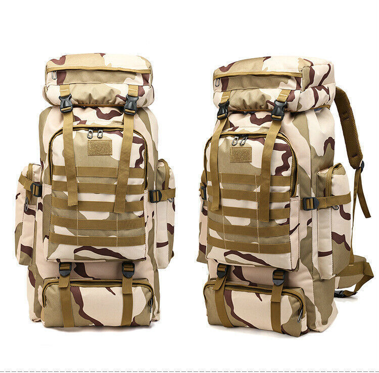 Molle Tactical Backpack Military Hiking Camping Backpack Rucksack Sports Bag