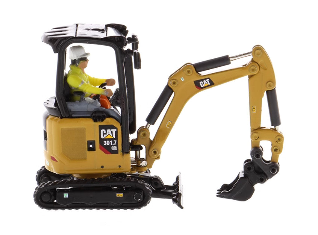 1:50 DM CAT301.7 CR Mini Hydraulic Excavator Construction Machine Diecast Model