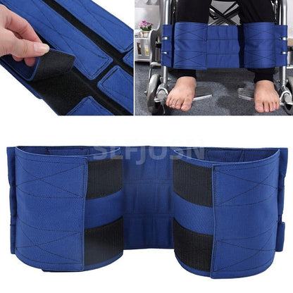 New Wheelchair Calf Straps Leg Restraints Adjustable Tightness Safety Seat Belt