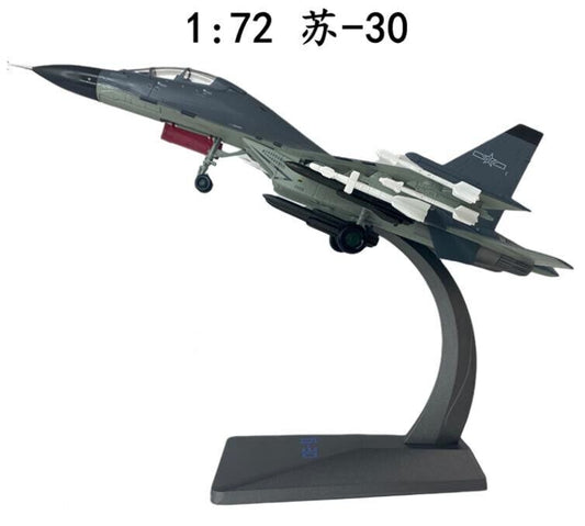 1:72 32CM AF1 SU-30MKK Fighter Aircraft Diecast Military Airplane Plane Model
