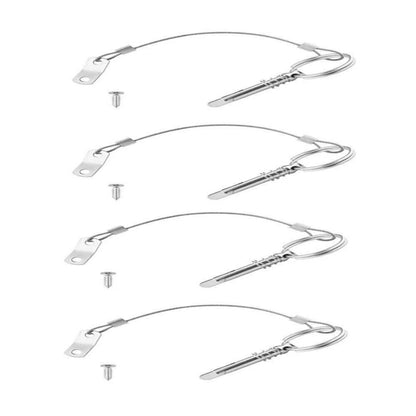 Marine Stainless Steel Quick Release Pin w/Toggle Spring for Boat Tops 4PACK