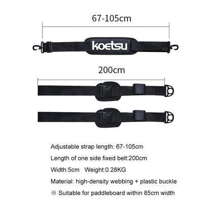 Portable Surfboard Shoulder Carry Sling Stand Up Paddle Board Carrier Adjustable