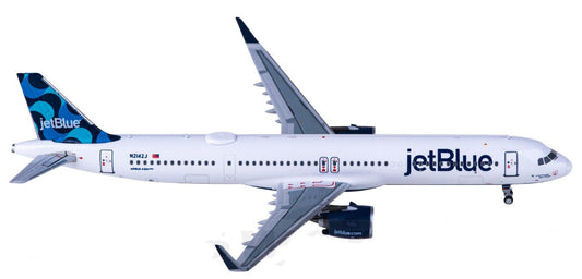 1:400 NG Model JetBlue AIRBUS A321neo Passenger Airplane Diecast Aircraft Model