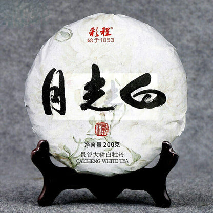 White Chinese Tea Moon Light Caicheng 2020/2021 White Peony White Puerh Tea 200g
