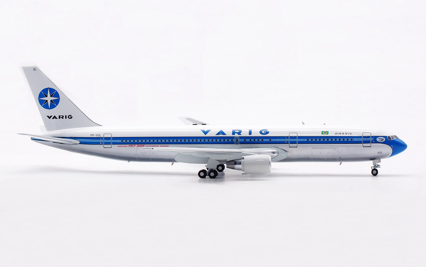 1:200 InFlight VARIG B767-300 PP-VOL Passenger Airplane Diecast Aircraft Model