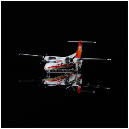 1:400 JC Wings Air Canada Plane Bombardier Dash 8-200 Diecast Aircraft Model