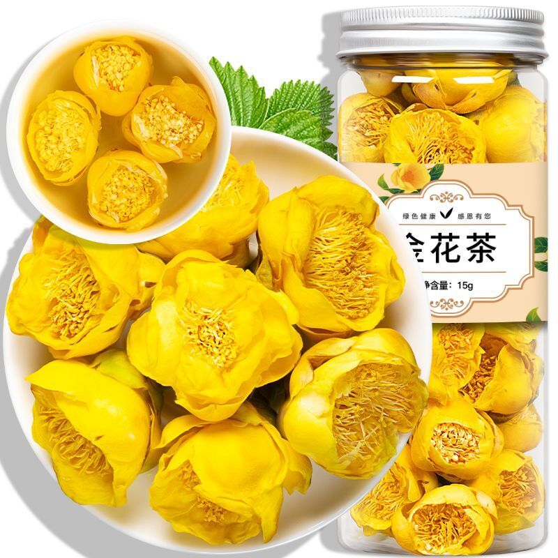Golden Camellia Selected Freeze-Dried Flowers Golden Camellia 15g Health Tea