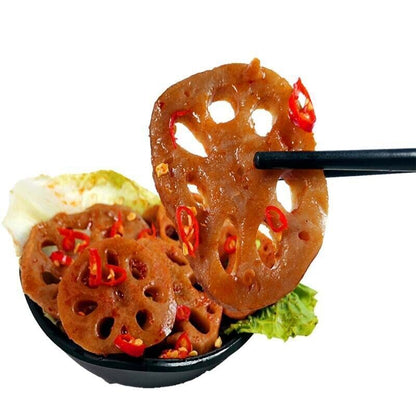 Chinese Food Lotus Root Slices 30g*20bags 香辣藕麻辣藕干 辣的够味 香辣味
