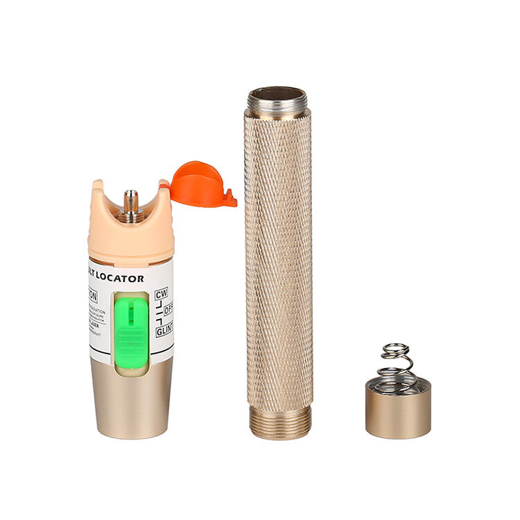 30MW Visual Fault Locator Metal 10-30km Red Light Source Fiber Tester