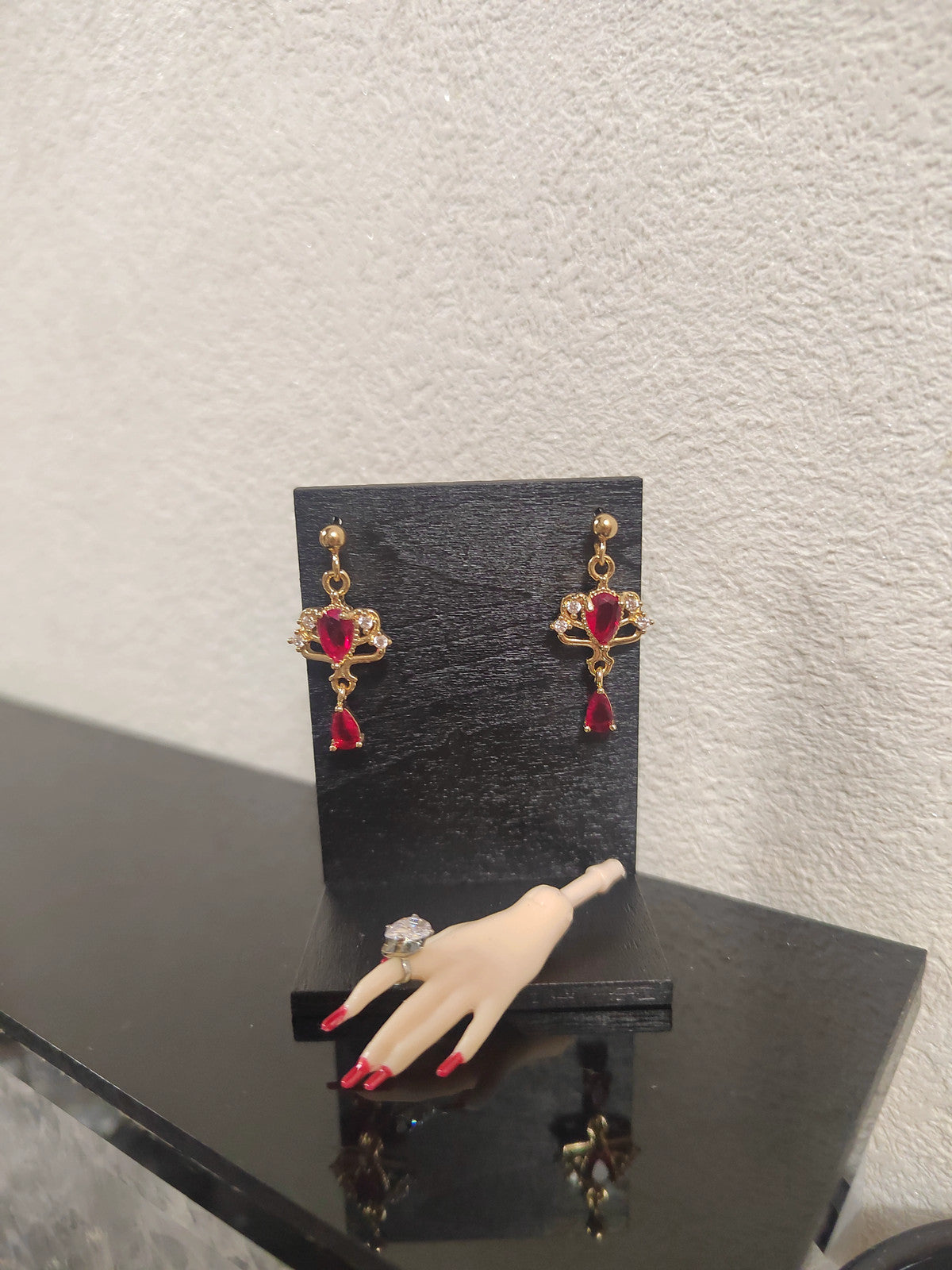 1/6 Female Micro-set Zirconia Teardrop Earrings For 12" Ph Action Figure Body