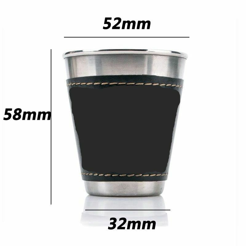 4Pcs 170ml Stainless Steel Travel Cups Portable Outdoor Camping Tableware Picnic