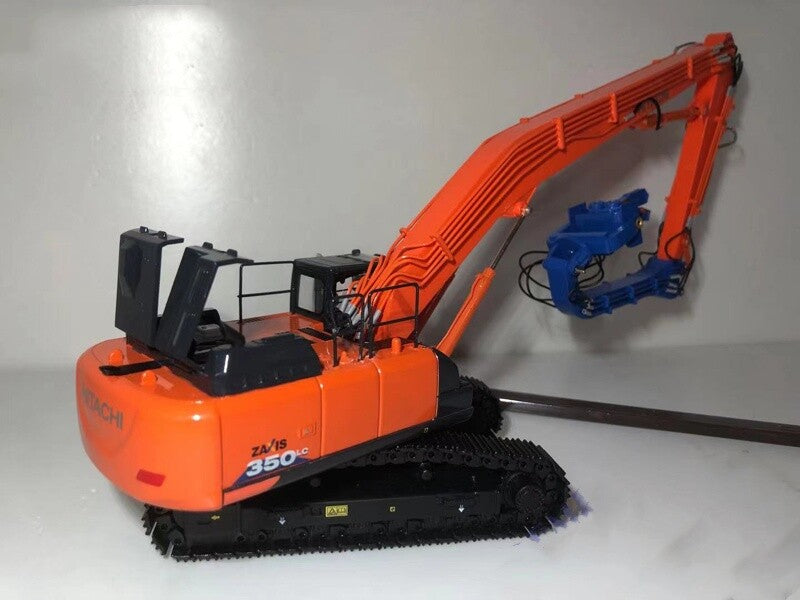 1:50 ZAXIS350-6 Pile Driver Construction Machine Equipment Diecast Model