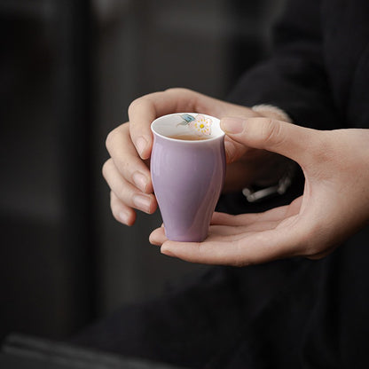 50ml Chinese Ceramic Handpainted Tea Tasting Cup Master Cup Kung Fu Teaware