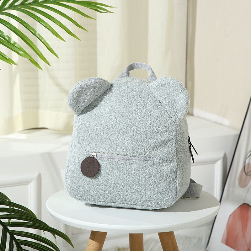 Backpack Portable Mini Travel Shopping Rucksacks Shoulder Bag 28*27*13 CM Green