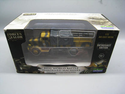 GERMAN bussing NAG 4500A 1/72 DIECAST MODEL FINISHED TANK FOV
