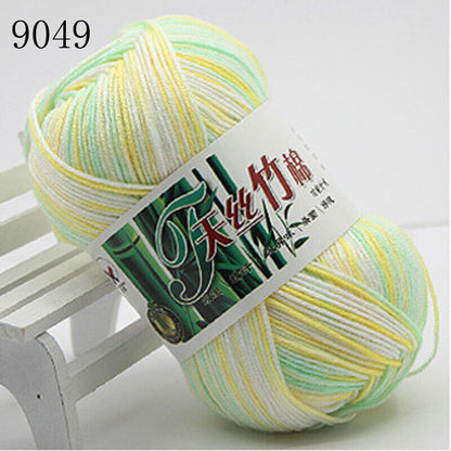 Hot Sale 50g Soft Bamboo Crochet Cotton Yarn Knitting Baby Knit Wool Yarn