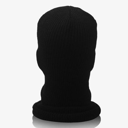 Fashion 1-Hole Ski Hat Knitted Face Cover Winter Butterfly Cloth Sticker