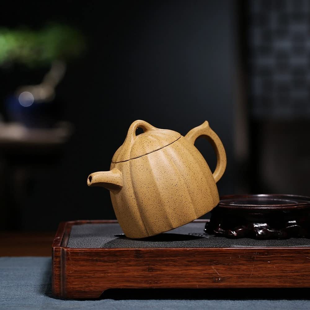 240ml Yixing Purple Clay Teapot Kung Fu Tea Set Tea Ceremony Kettle Decor