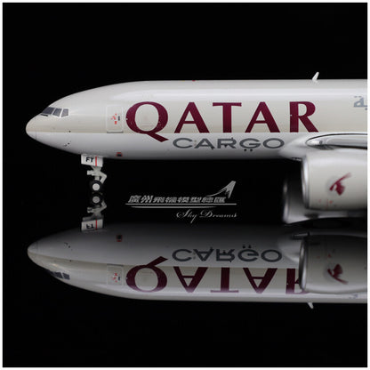 1:400 GeminiJets QATAR Cargo BOEING 777-200LRF Airplane Diecast Aircraft Model