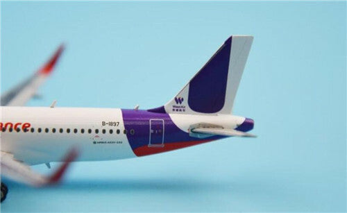 JC Wings West Air for Airbus A320 B-1897 1/400 Aircraft Pre-builded Model