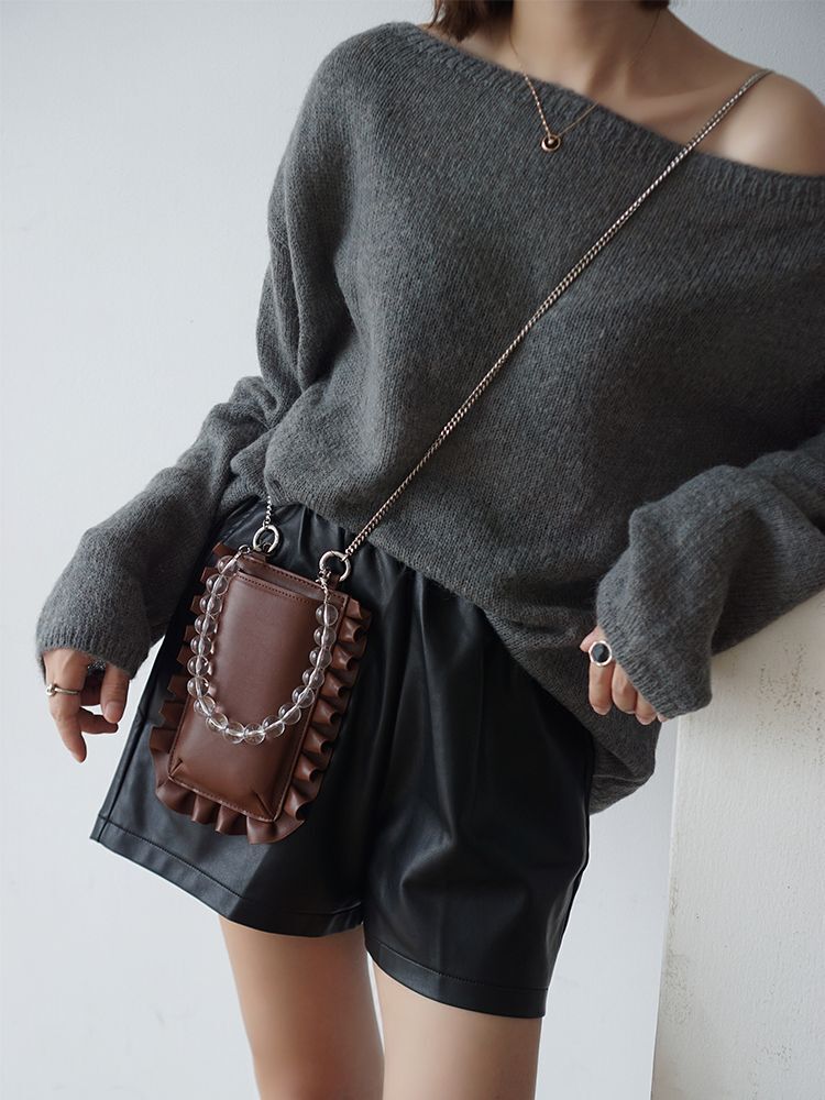 Messenger Bag Genuine Leather Handbag Small Flap Phone Purse Shoulder Handbags