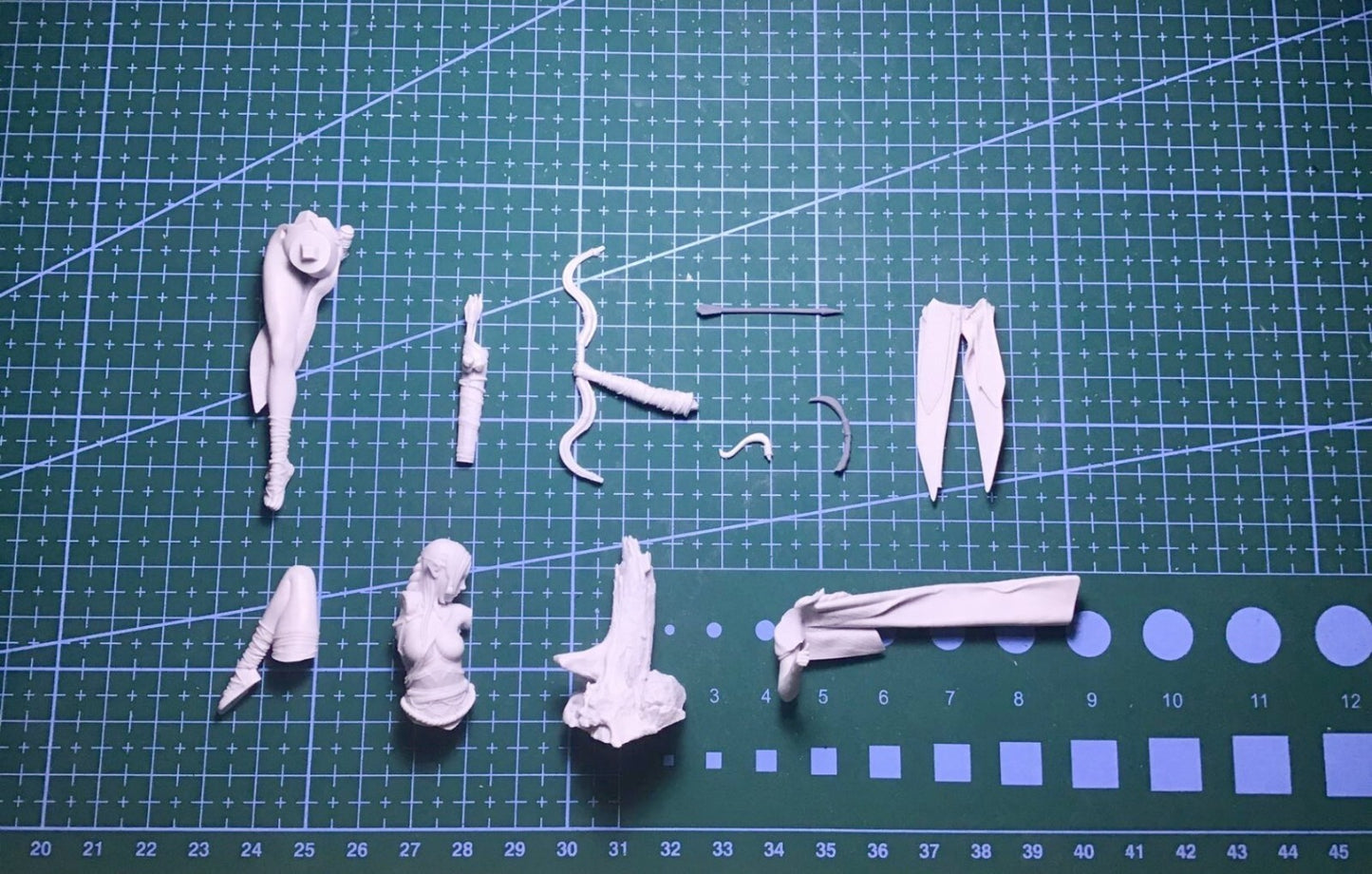1/24 resin figures model Elf Archer Unassembled Unpainted