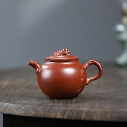 True Yixing Zisha Clay Tea Pot Handmade Kungfu Tea Pots Original Ore Solid Carve