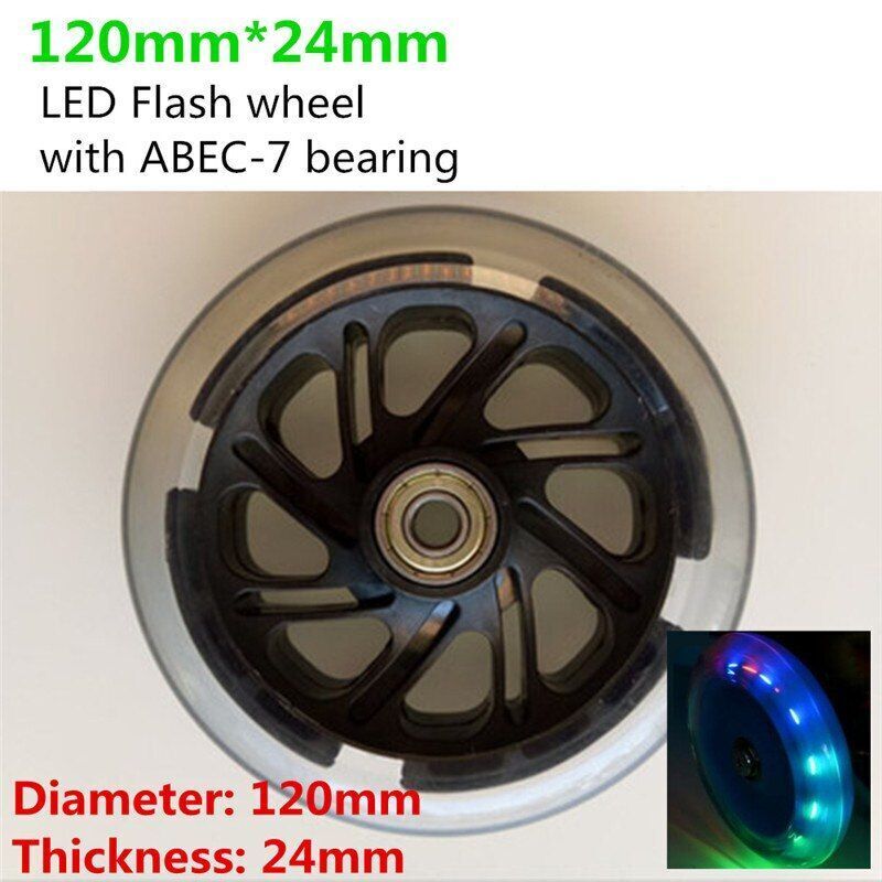1pc 200/180/175/145/120/40/30/24mm Scooter Skating Wheel Tire PU Skateboard 12 V