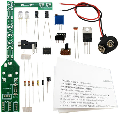 DIY Automatic Street Light for Model Railroad Soldering Kit with Assembly Manual