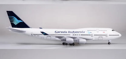 1:150 47CM Garuda Indonesia BOEING 747-400 Airplane Landing Gear Resin Model