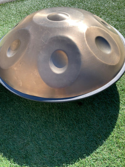 9 Noten D-Kurd Minor 440 HZ New Handpan Stahl Hand Steel Drum Hand Pan