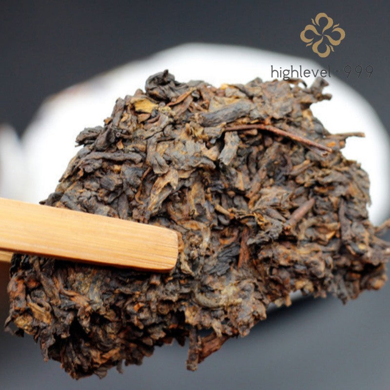 100g Ripe Pu'er Tea Cake 2015 Yunnan Xigui Aged Small Compressed Dried Leaf Tea