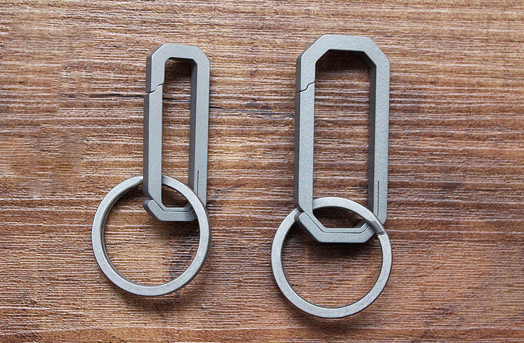 Titanium Alloy Backpack Hanging Buckle Key Chain Hook Buckle Carabiner Keychain