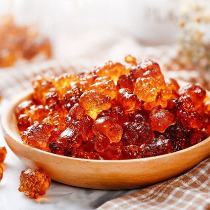 Wild Natural Nourishing Tao Jiao Peach Resin Gum Jelly Edible For Skin Health 桃胶