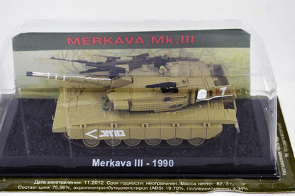 Israel MBT Merkava MK III 1990 1/72 tank model diecast